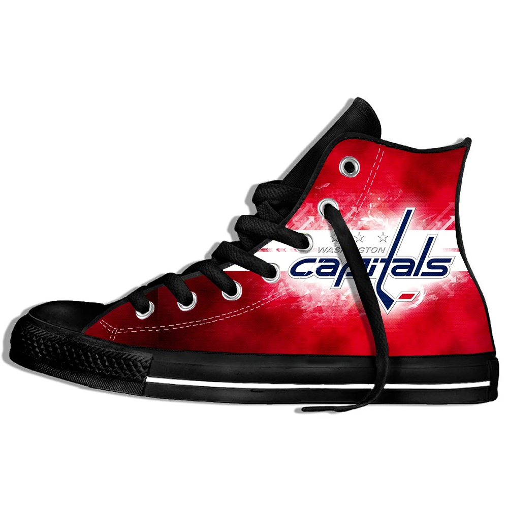 2019 Newest Shoes Hockey League Team Confortable Light Weight Washington Capitals Logo High Top Sneakers | Обувь
