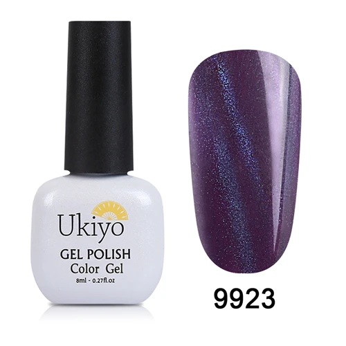 9923 Ukiyo 8 мл кошачий глаз УФ-гель для ногтей стемпинг для украшения ногтей DIY Nagellak магнитная палочка Лаки полуперманентный лак Гибридный лак - Цвет: 9923