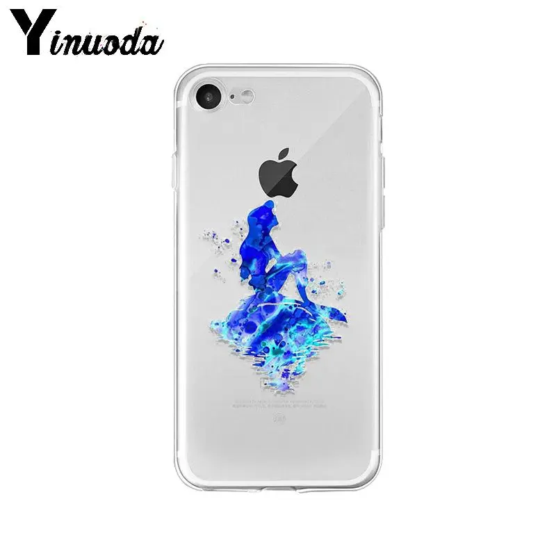 Yinuoda Mermaid Tail TPU Soft Silicone Phone Case for iphone 13 X XS MAX 6 6S 7 7plus 8 8Plus 5 5S XR | Мобильные телефоны и