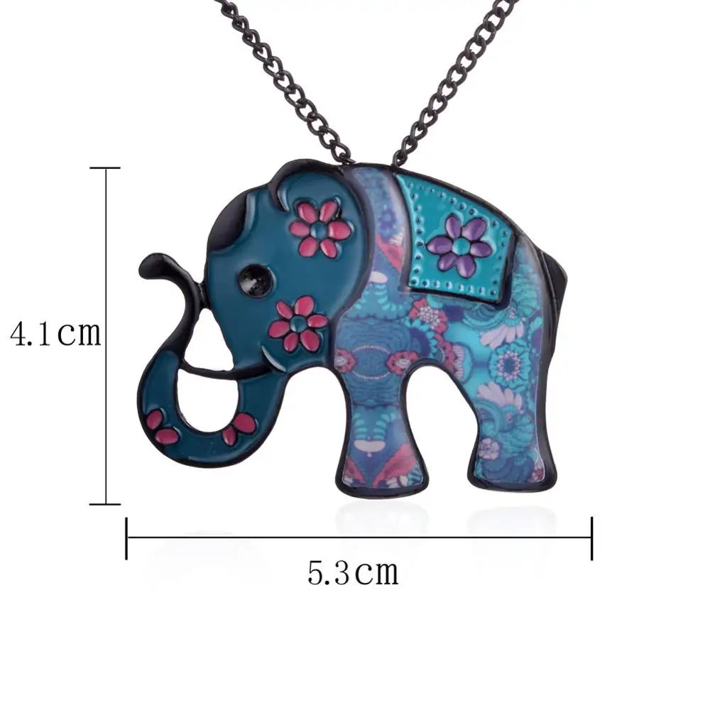 Cring Coco милые синие броши в виде слона для женщин черный металлический сплав брошь