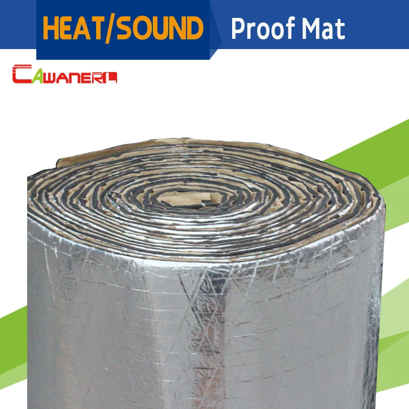 

Cawanerl 1 рулон 4 кв. м тепловой звуковой экран для автомобиля грузовика лодки изоляционный защитный коврик защита от шума 400 см X 100 см