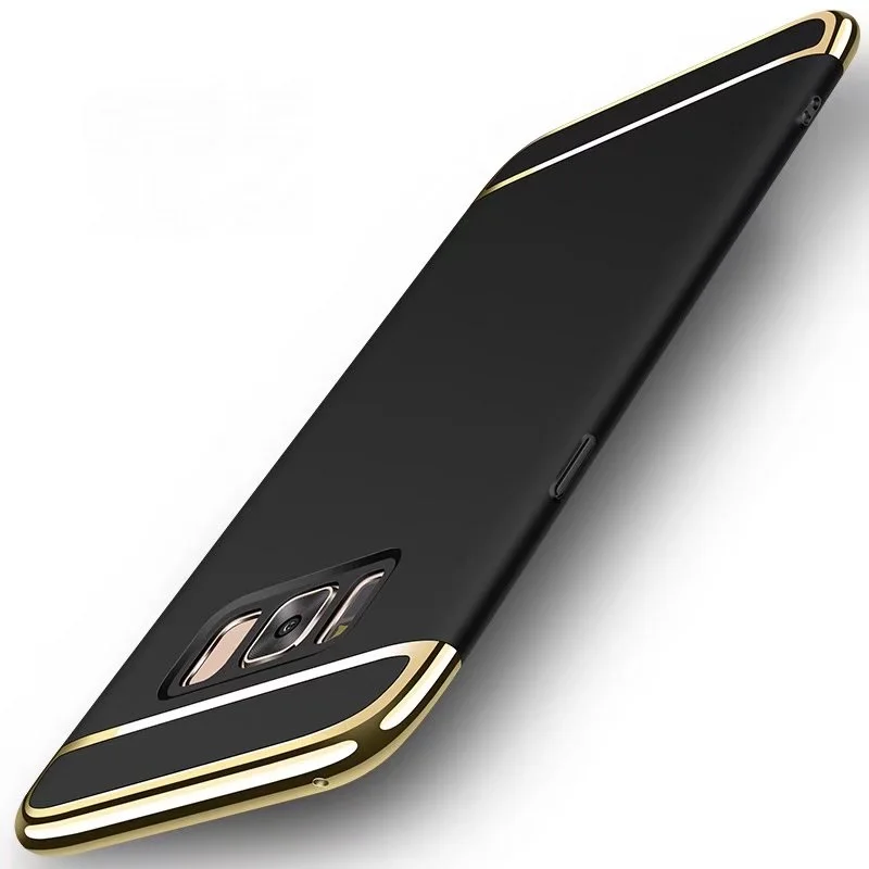 Жесткий чехол для Samsung S8 S9 Plus S7 S6 Edge с роскошным покрытием бампер Galaxy на Plus|Бамперы|