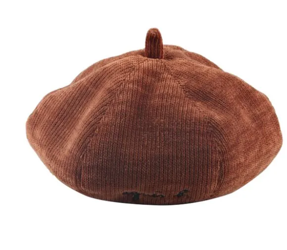 New 2018 Baby Hat for Girls Vintage Autumn Winter Cap Kids Adjustable Infant Girl Beret Accessories 1 PC | Детская одежда и обувь