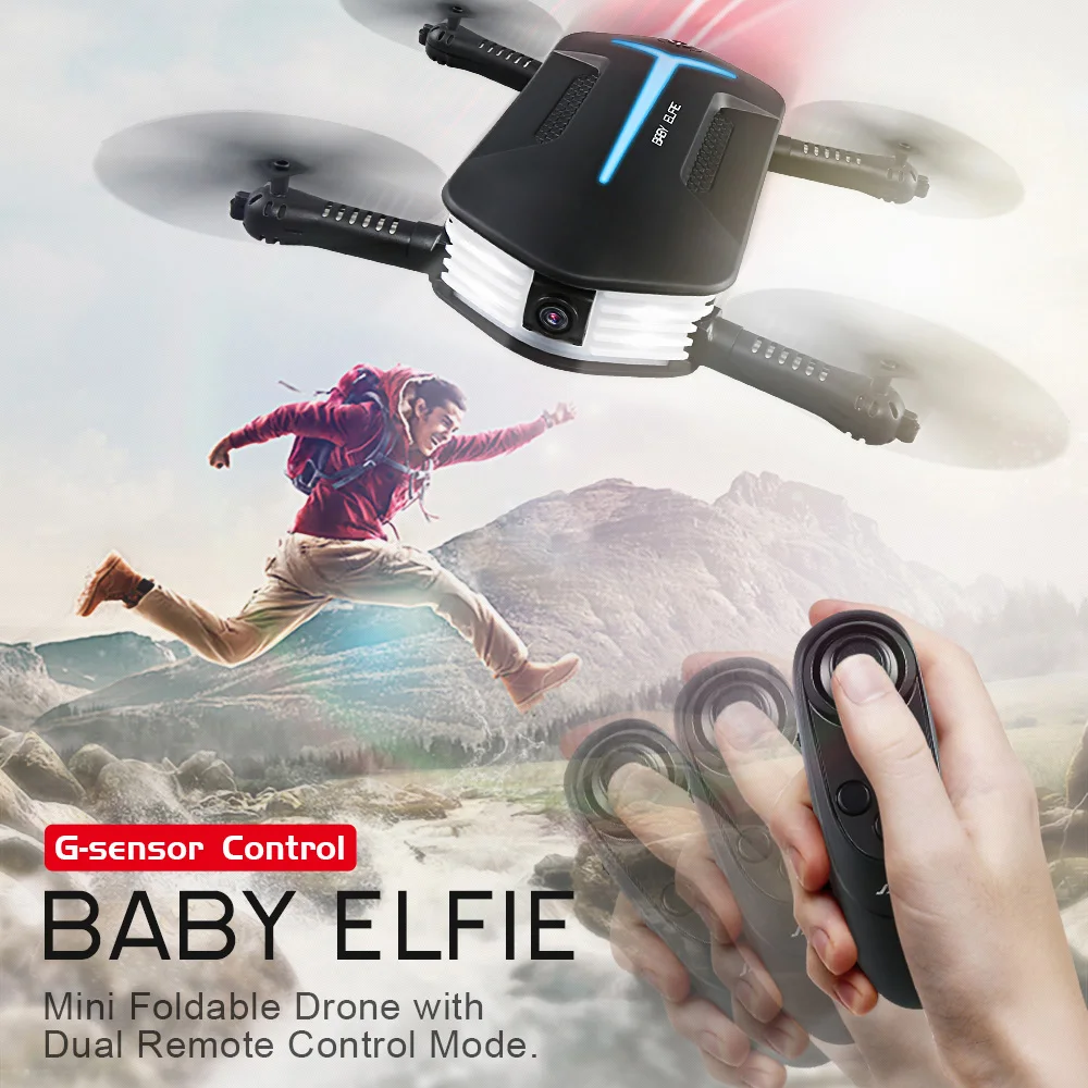 JJR/C H37 Mini BABY ELFIE wifi FPV 720P камера Дрон Квадрокоптер складной g-сенсор Мини RC селфи с