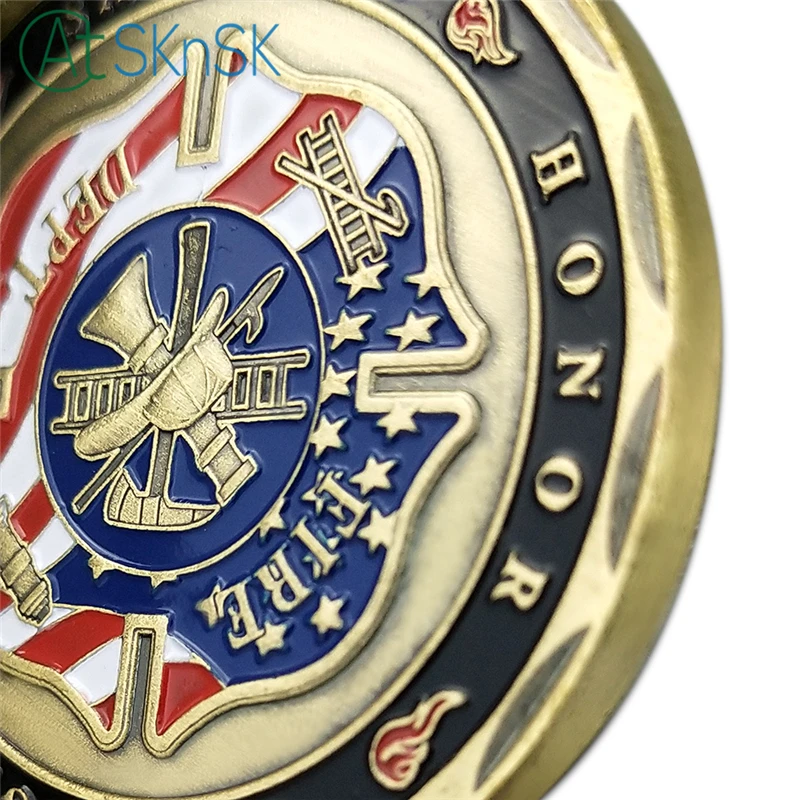 5 шт./лот новые традиционные памятные медали Святого флориста пожарные ремесла