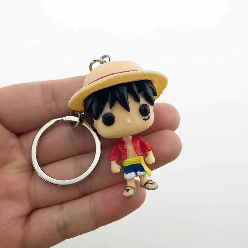 Новый мультфильм One Piece & LUFFY TRAFALGAR. LAW Чоппер Карманный ПВХ брелок Коллекционная