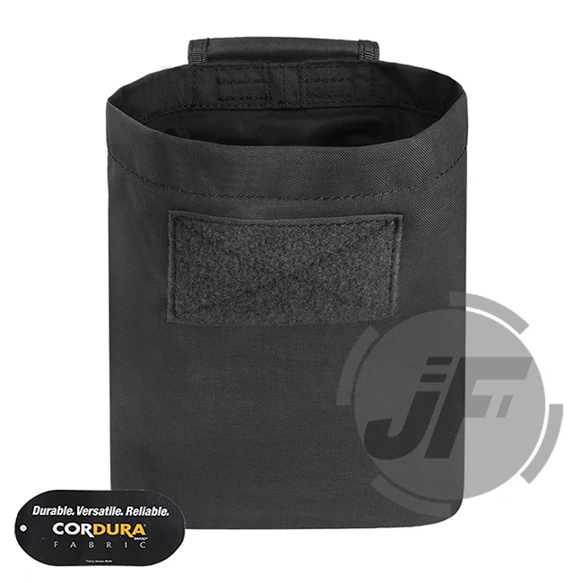 BK Emerson тактический MOLLE PALS сворачивающаяся сумка для мусора Emersongear Легкая Складная сжимаемая сумка для хранения сумки для журналов - Цвет: BK