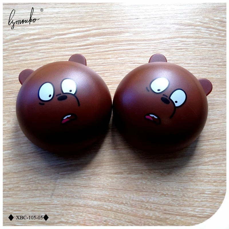Lymouko мультяшный милый кофейный круглый маленький Медвежонок с зеркальными