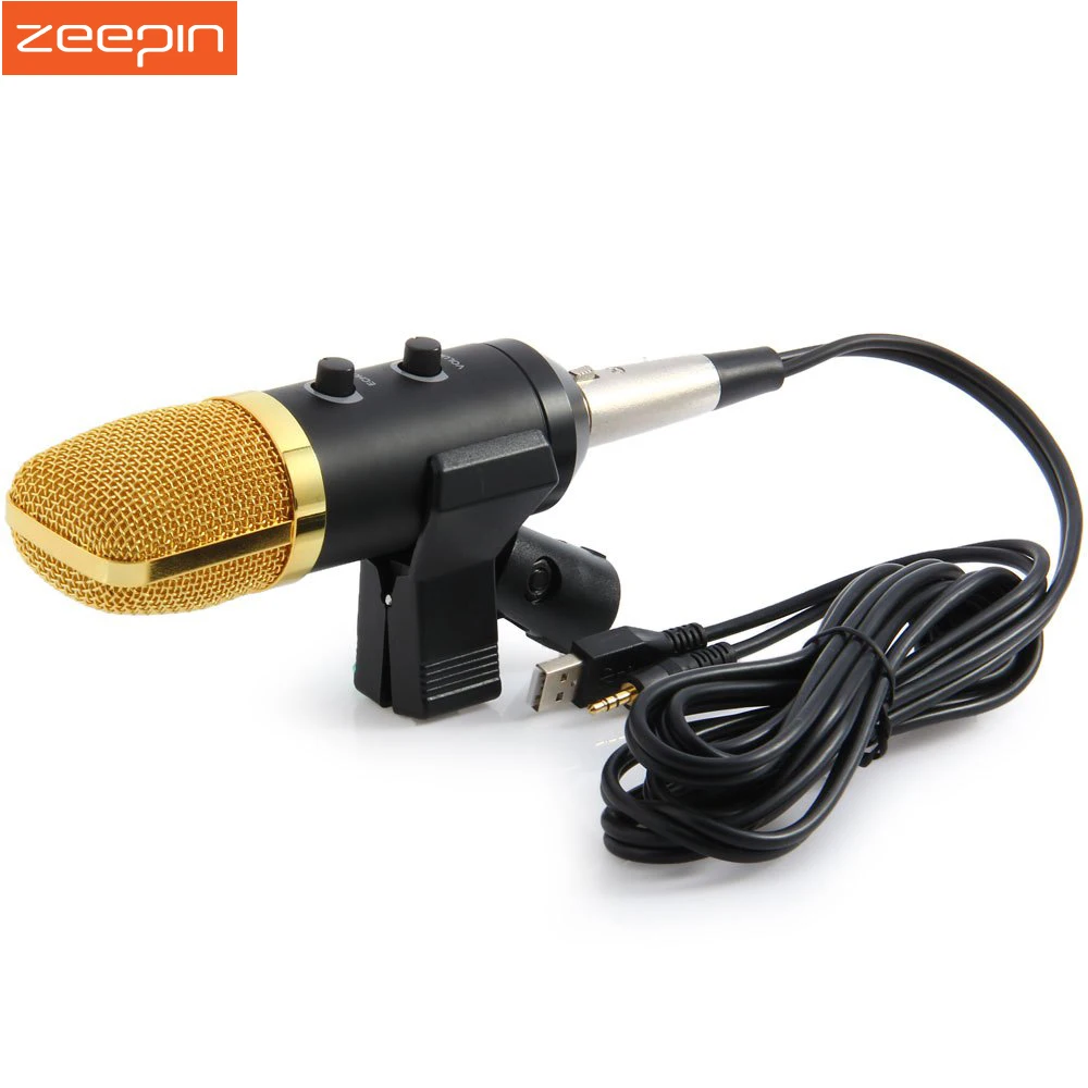 Zeepin bm-100fx USB конденсатор звук Запись микрофон для профессиональных Радио braodcasting