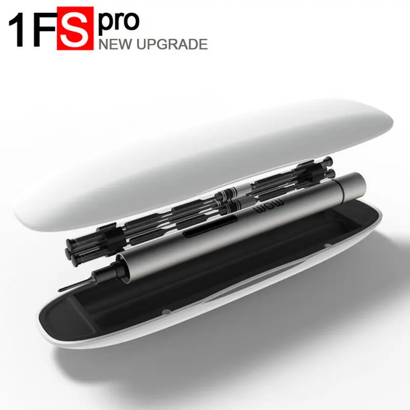 Wowstick 1FS Мини Электрическая отвертка корпус из сплава светодиодный светильник Беспроводная батарея с 18 бит или WOWstick 1F+ th 56 бит