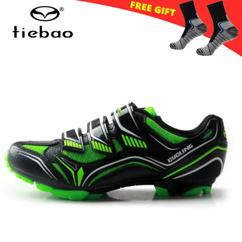 shoes add socks TIEBAO велосипедная обувь sapatilha ciclismo mtb обувь для горного велосипеда дышащая обувь для езды на велосипеде мужские кроссовки для женщин - Цвет: shoes add socks