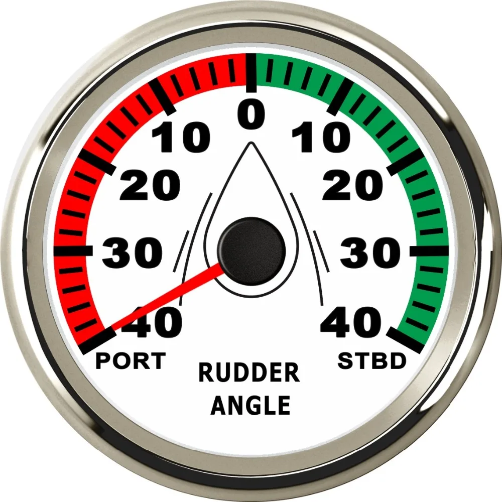 

Новый морской указатель угла руля 0-190 Ом с датчиком вязки 85 мм с красной подсветкой для лодки, яхты, судна
