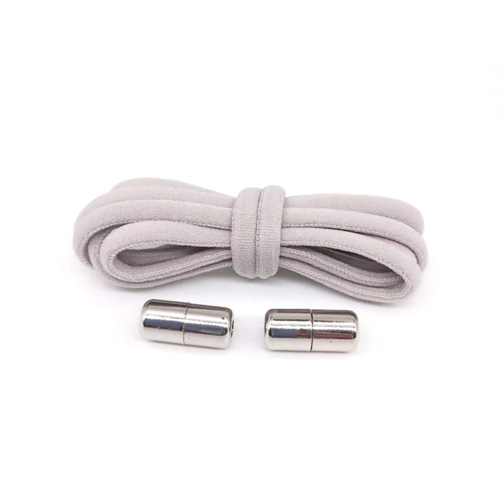 1 пара 100 см полукруглый эластичный без завязок фиксирующий Шнурки Кроссовки быстрая ленивая обувь шнурки женские мужские нейлоновые спортивные шнурки