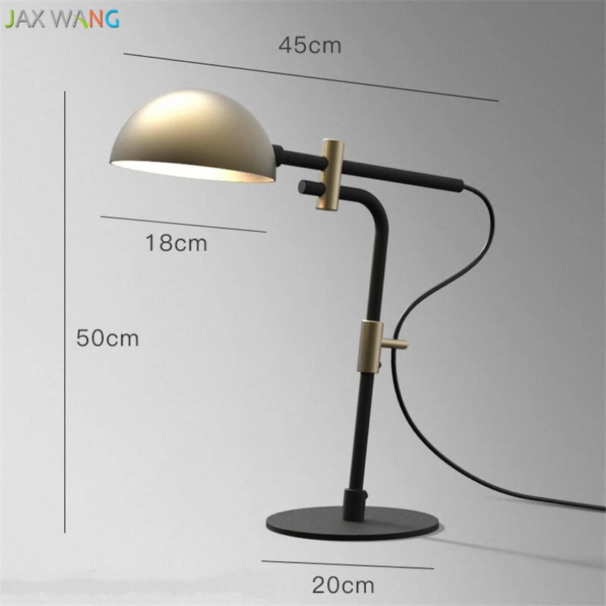 Американская креативная железная настольная лампа в стиле ретро масштабируемые