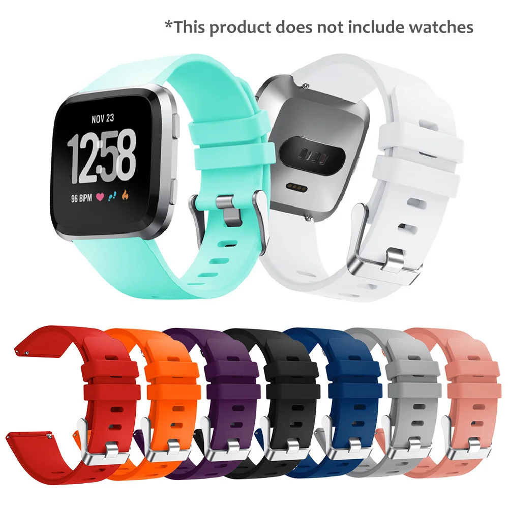 Ремешок для часов Fitbit Versa сменный ремешок наручных силиконовый застежка умный