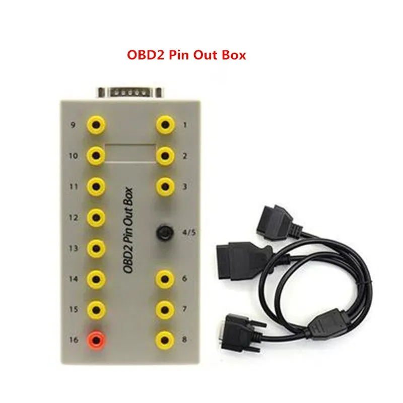 OBD2 Pin Out Box OBD передача сигнала OBDII Breakout Box автомобильный протокол детектор Автомобильный диагностический инструмент OBD2 Pin Out/Break Out Box автомобильные аксессуары - Цвет: OBD2 Pin Out Box