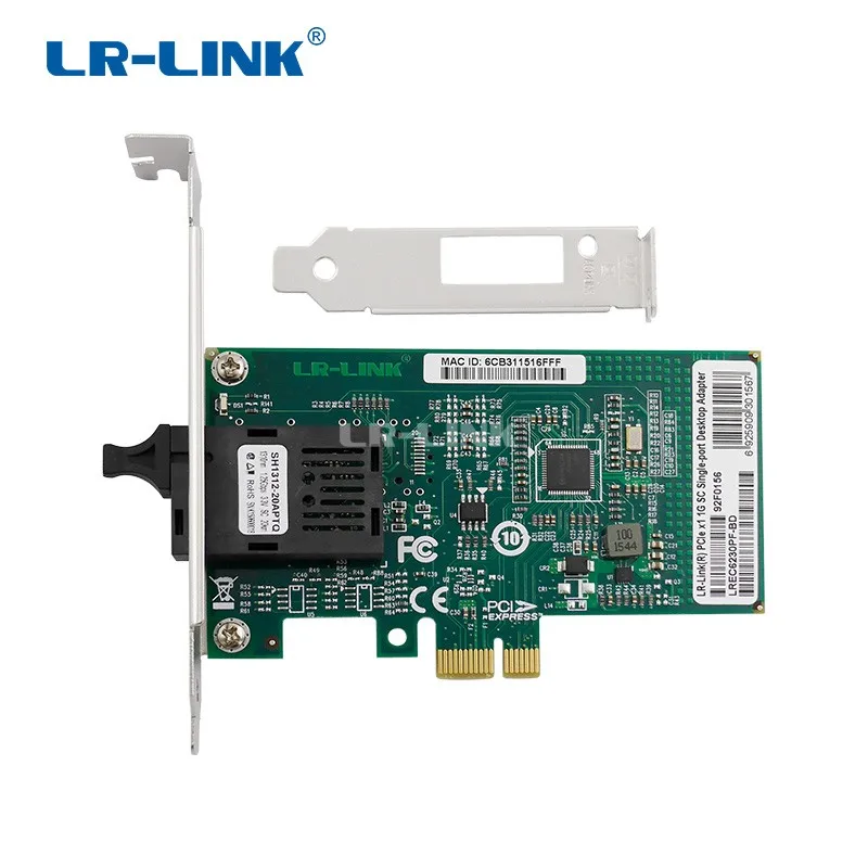 LR-LINK 6230PF-BD gigabit ethernet BIDI сетевой адаптер 1000 Мб pci express lan Карта настольная для ПК компьютер Intel I210 Nic