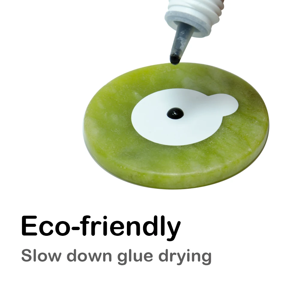 GLAMLASH Круглый Нефритовый камень клей для накладных ресниц клейкий поддон