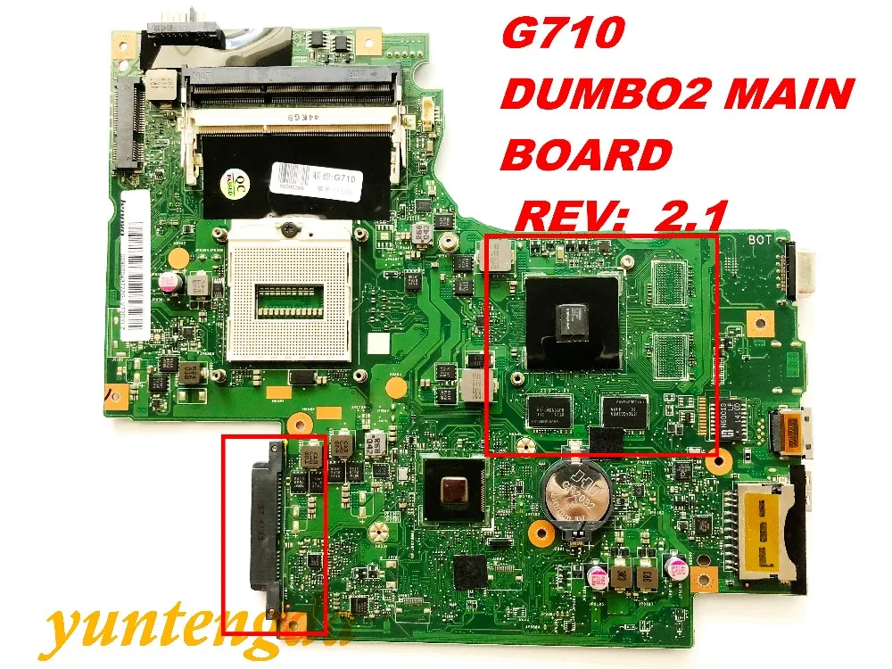 Оригинальная материнская плата для Lenovo G710 пельмбо2 рев: 2 1 проверенные хорошие