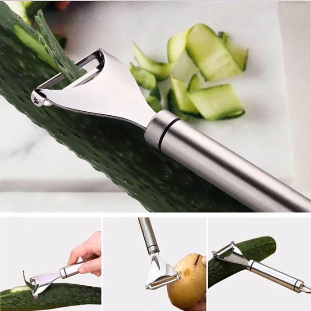 Нержавеющая сталь фрукты/овощи овощечистка & Julienne Slicer Ультра Острый Овощечистка