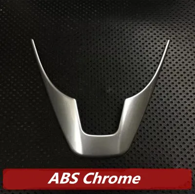 

ABS хром/углеродное волокно/персиковое дерево, накладка на руль, украшение с блестками для Honda CRV CR-V 2017 2018