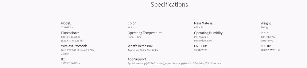 Xiao mi Aqara концентратор mi шлюз с RGB светодиодный ночной Светильник Smart Work с для Apple Homekit International Edition