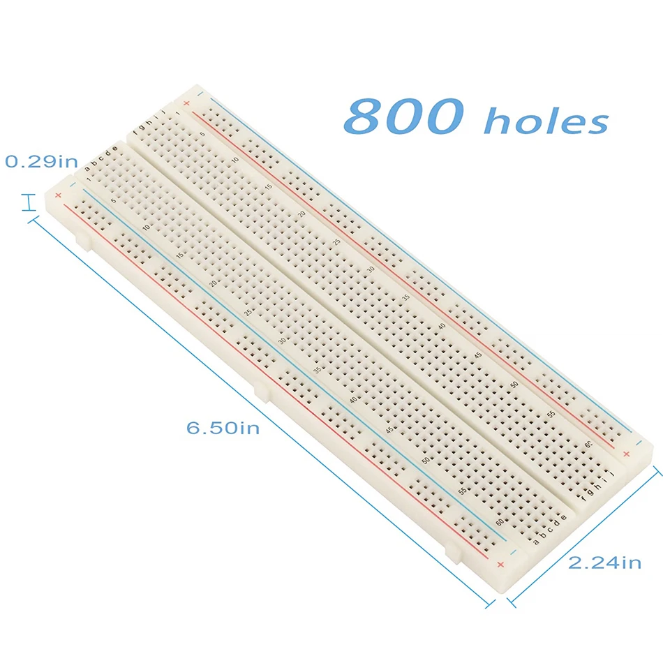 Макетная плата без пайки 170/400/830 макетная для Arduino с прототипами контактов
