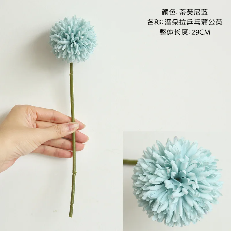 Mint Green 10 шт. 29 см искусственные цветы одуванчика, ветка гиацинта, искусственные цветы для дома, сада, свадебной вечеринки, украшения Флорес, искусственные цветы - Цвет: Mint Green
