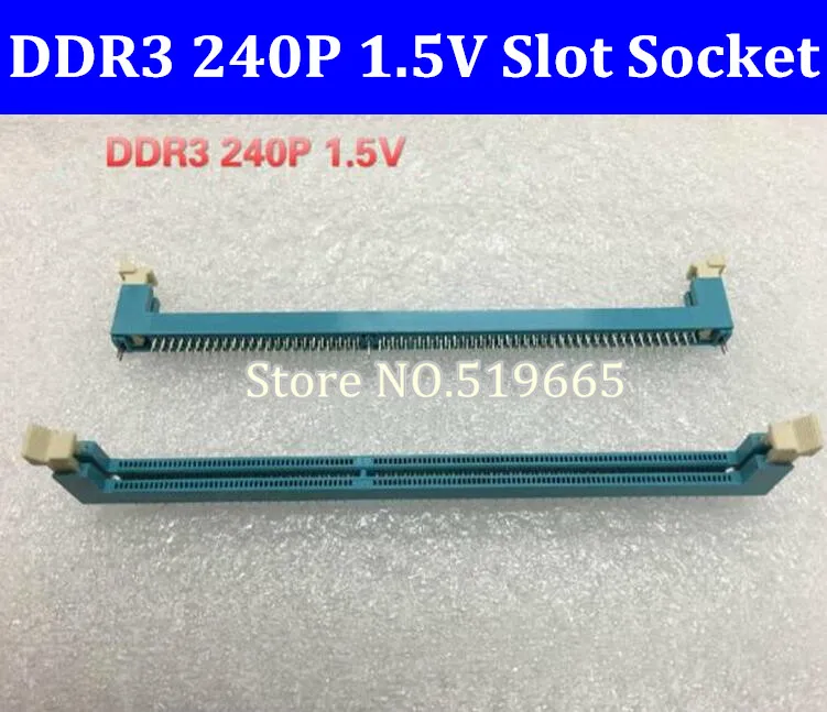 

DDR3 240P 1.5V memory slot socket for desktop computer