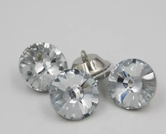 

4size 200pcs round Glass Crystal Buttons Sunflower Sofa Bed Wall Diamante/Diamond/Clear Upholstery Headboard Crystal Buckle