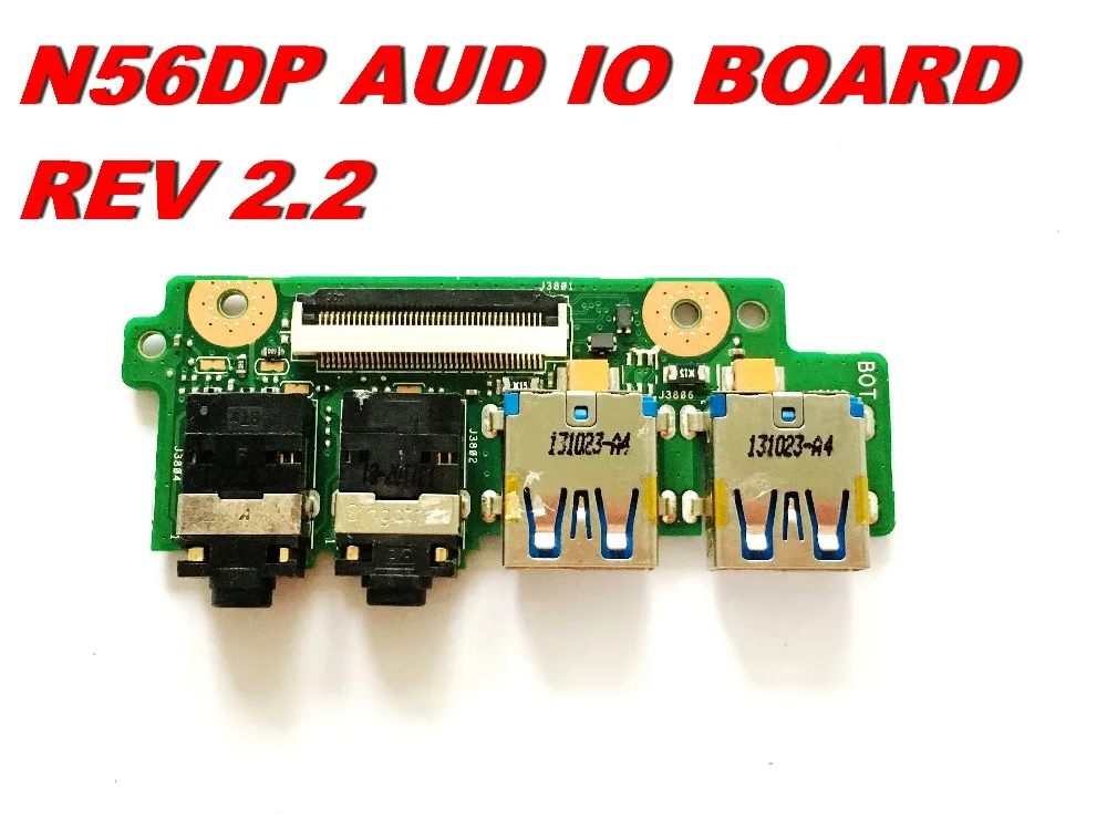 

Original For ASUS N56DP USB AUDIO Board N56DP AUD IO BOARD REV 2.2tested good Free shipping
