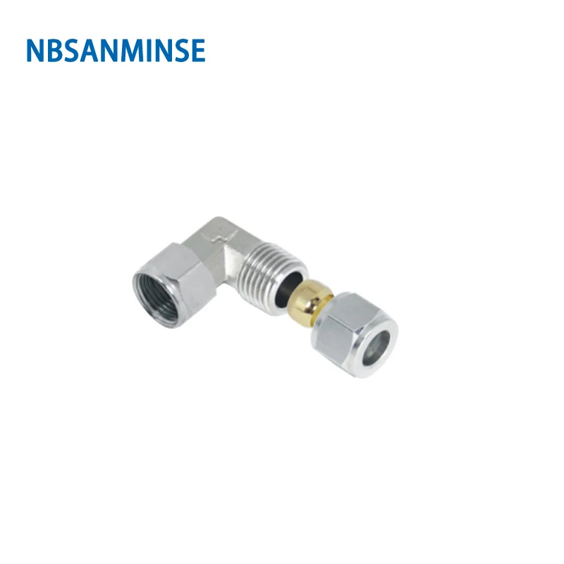 Купи NBSANMINSE 10Pcs/lot KLF 1/8 1/4 3/8 1/2 Pneumatic Elbow Brass LOK Fitting Rc Female Thread Tube Air Fitting за 1,273 рублей в магазине AliExpress