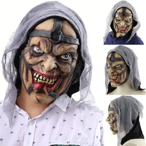 2018 страшная маска из латекса латексная жуткая сказочная Маскарадная для
