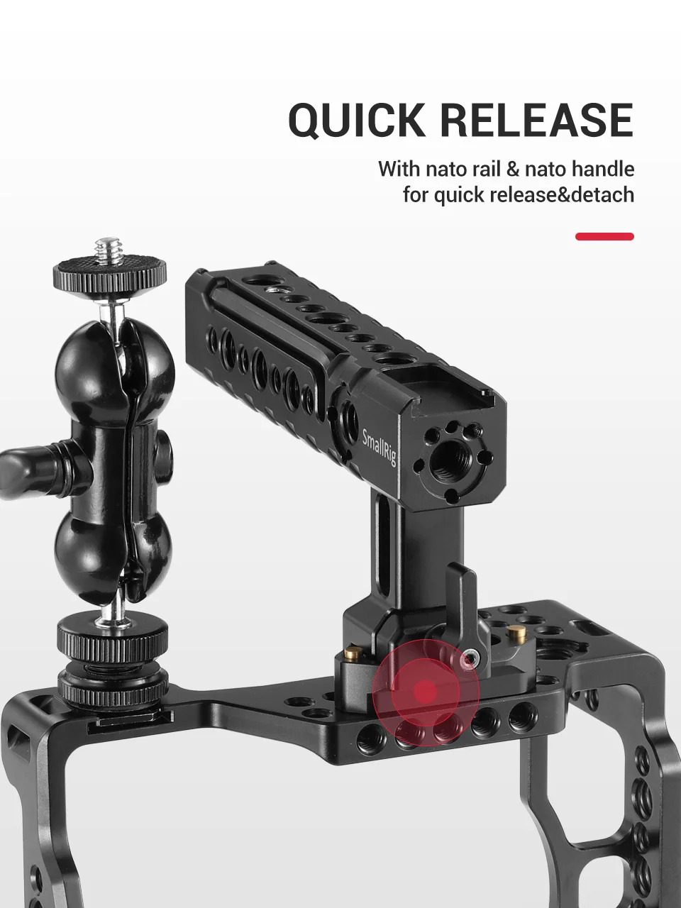 SmallRig a7r3 Камера реечная оснастка корзины для sony a7m3 для sony A7R III Камера/A7 III клетка Риг W/Топ Ручка Камера шаровой головкой 2103