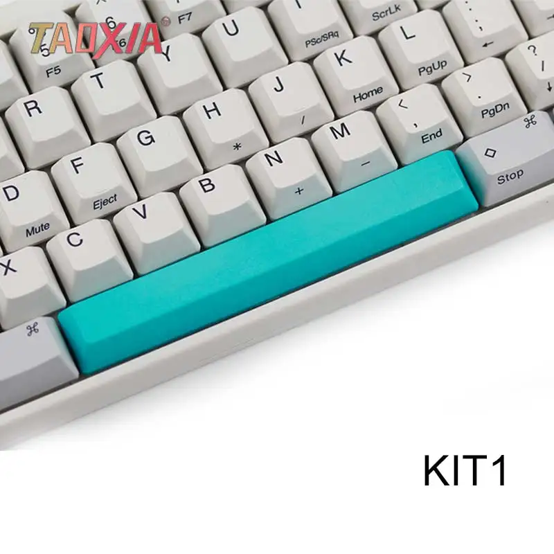 

Static Capacitance Mechanical Keyboard Keycap Color Space Pbt Red Black White keycap 87u 104u Blank Color Space Key Cap
