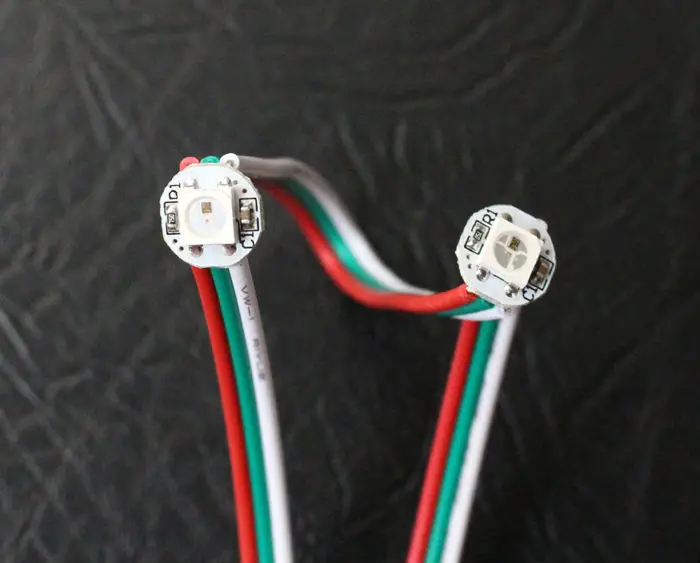 Светодиодная лента ws2812b ws2812 sk6812 1000 шт. светодиодный модуль пикселей с проводом 10