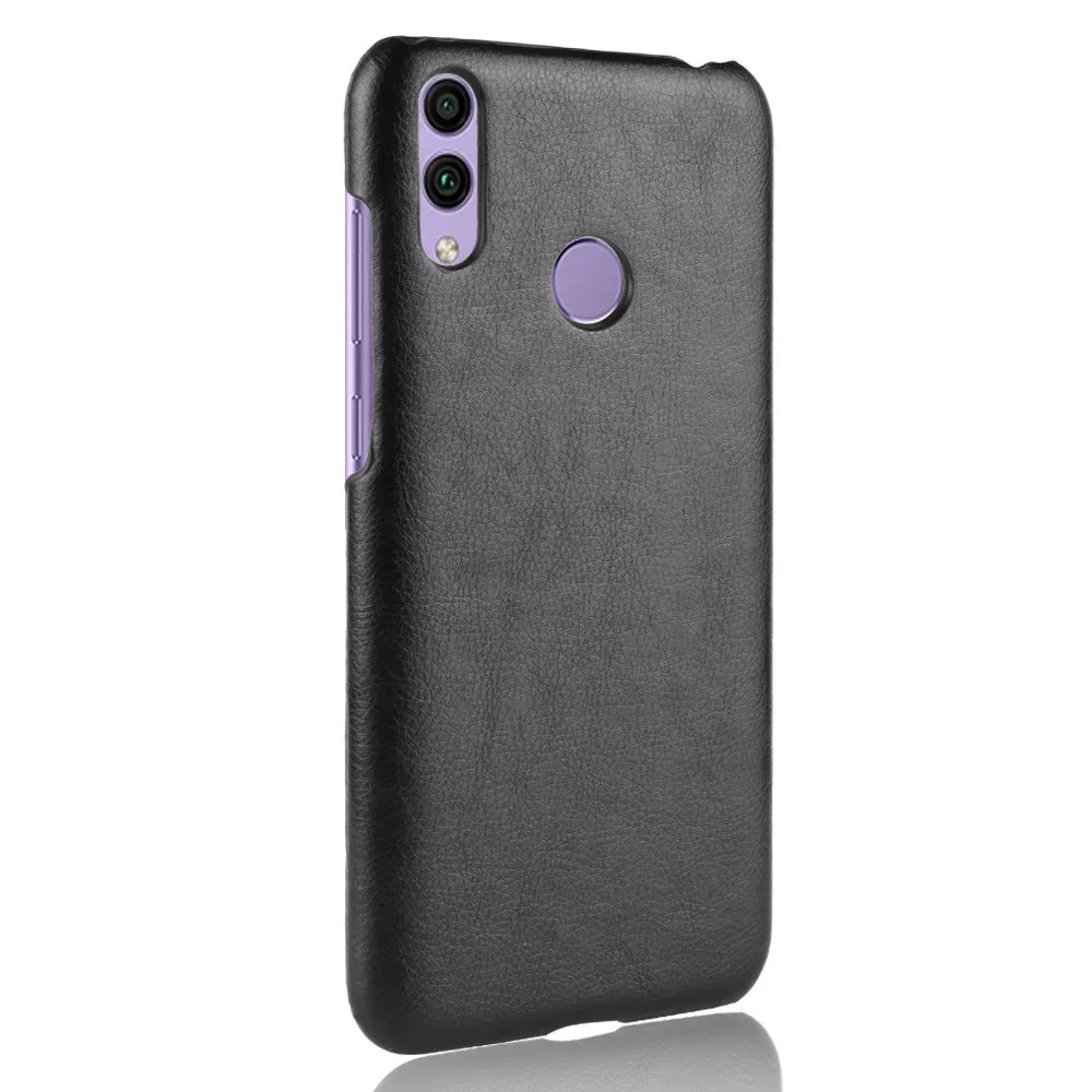 Для Huawei Honor 8C чехол 6 26 дюймов роскошный Личи Striae искусственная кожа Твердый для
