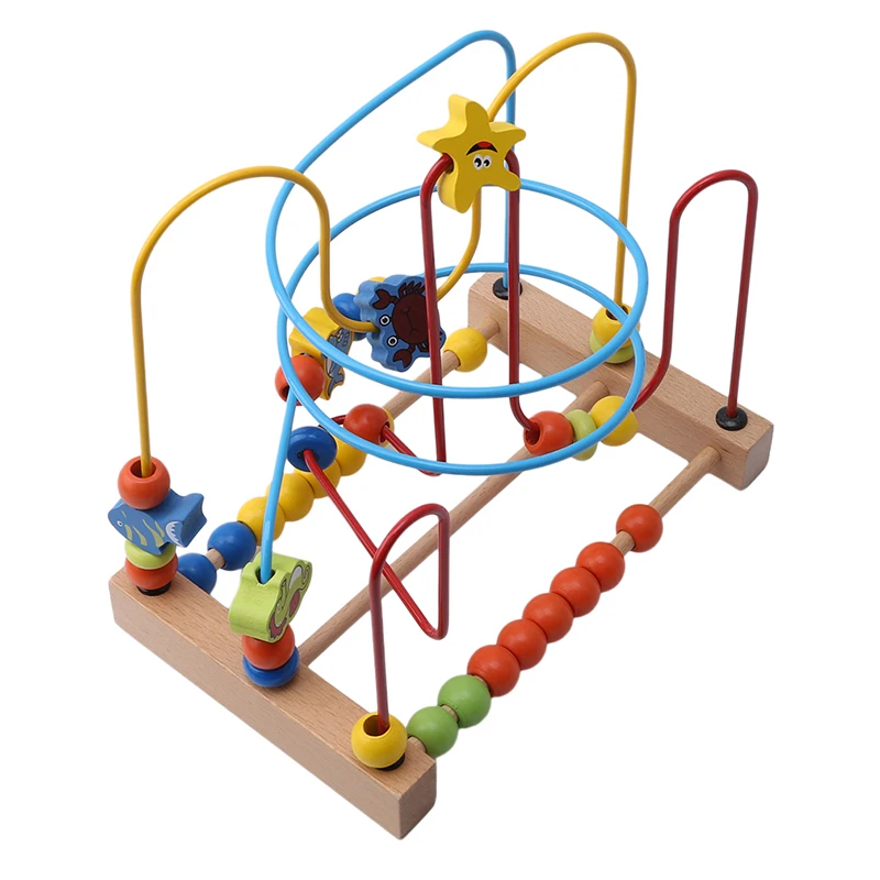Деревянные игрушки Монтессори для мальчиков и девочек деревянные круги из