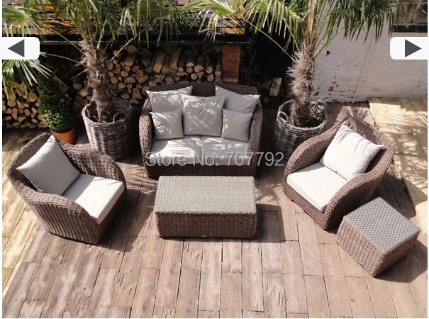 Лидер продаж 2017 новый дизайн уличный комплект диванов в винтажном стиле|outdoor sofa