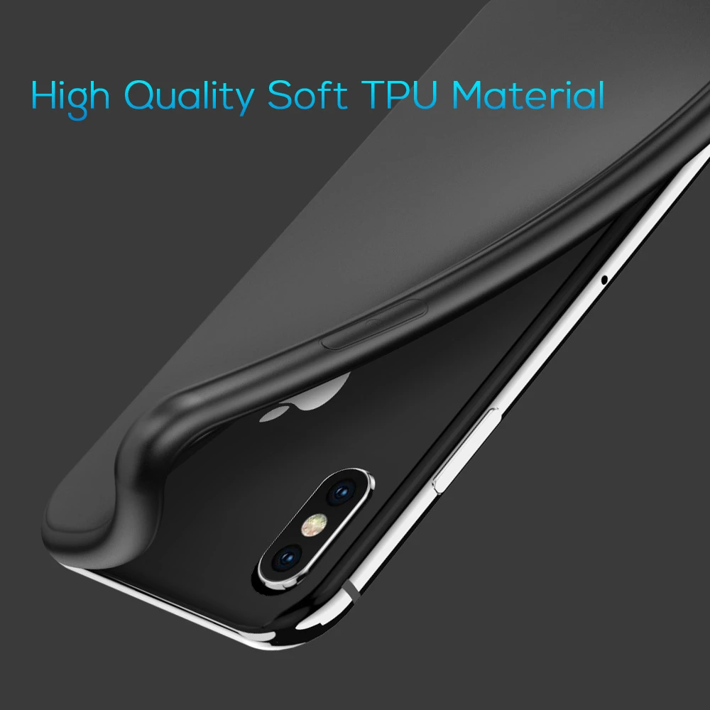 TOPK [5-Pack] роскошный Ультратонкий Мягкий ТПУ чехол для телефона iPhone X XR Xs Max 5 SE 6 7 8 6p 7p