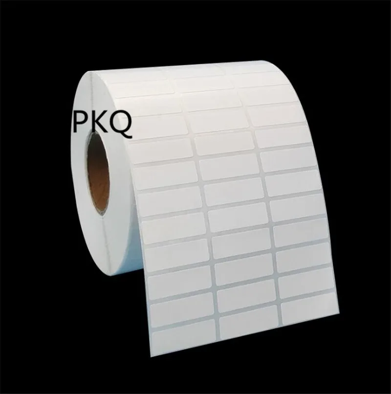 3 ряда пустые белые самоклеющиеся термопереводные принтеры этикетка наклейка