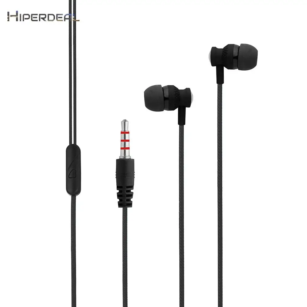 HIPERDEAL Универсальный In Ear3.5mm стерео наушники гарнитура с микрофоном для сотового