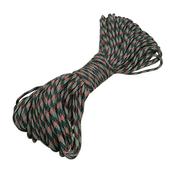Паракорд 550 парашютный шнур III 7 Strand паракордовый браслет для выживания Шестерня 100ft шнур Mil Spec Тип парашютный канат трос - Цвет: CAMO2