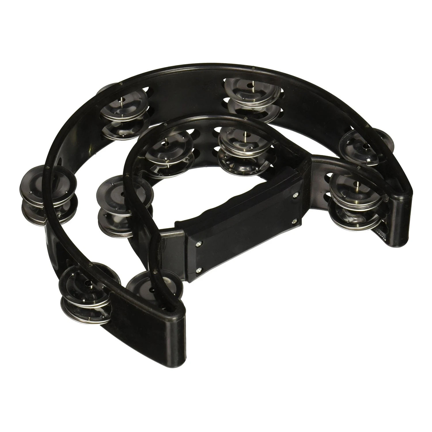 Компактная музыкальная бубен с двойной полулуной прочный ударный тамборин |