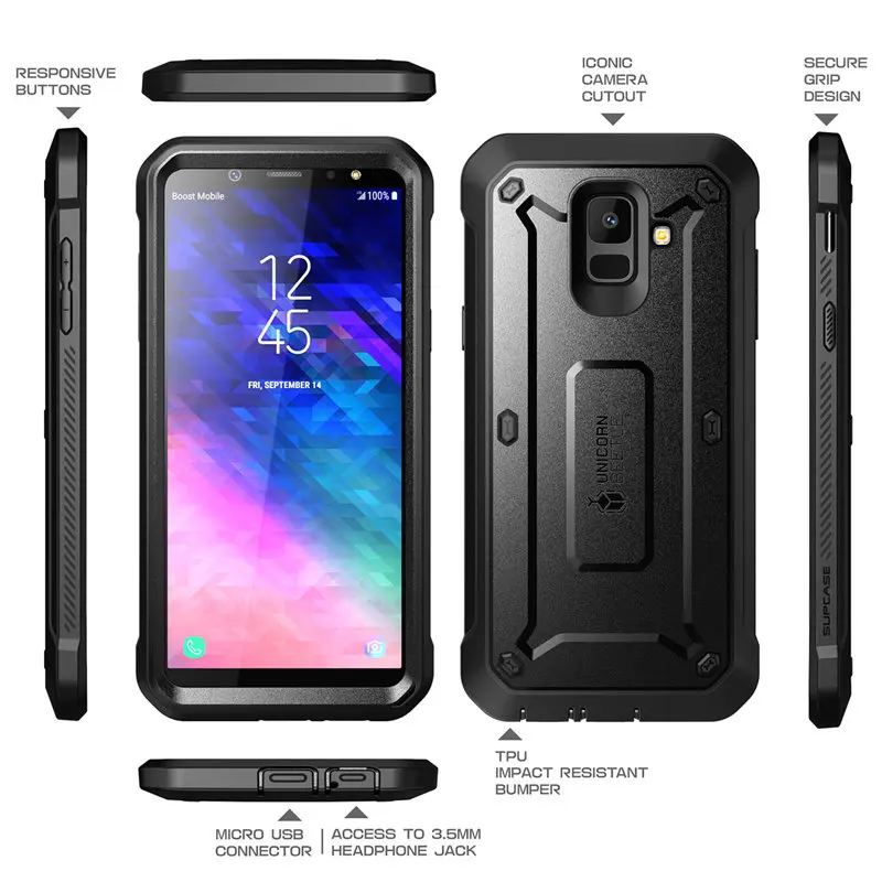 Для Samsung Galaxy A6 2018 чехол 5 6 &quotSUPCASE UB Pro прочная кобура с полным корпусом со