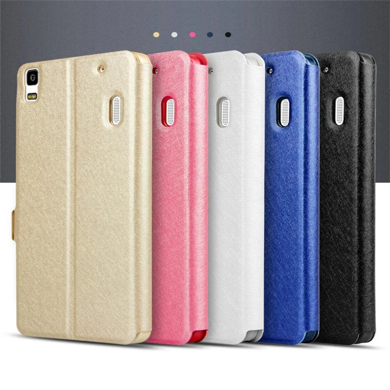 New Fashion For Lenovo K3 Note Case Leather Stand Cover K50 A7000 Double View Window Phone Cases Accessories | Мобильные телефоны и