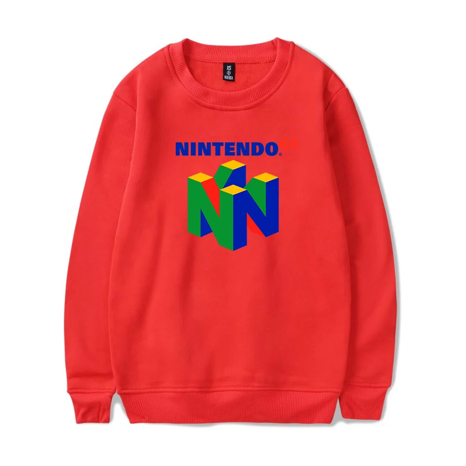 Новое поступление горячая Распродажа Classic N64 толстовка с капюшоном и принтом в