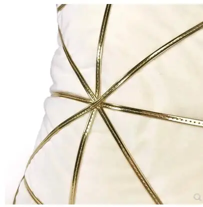 Постсовременный светильник роскошный серый/белый Бархатный Чехол на подушку