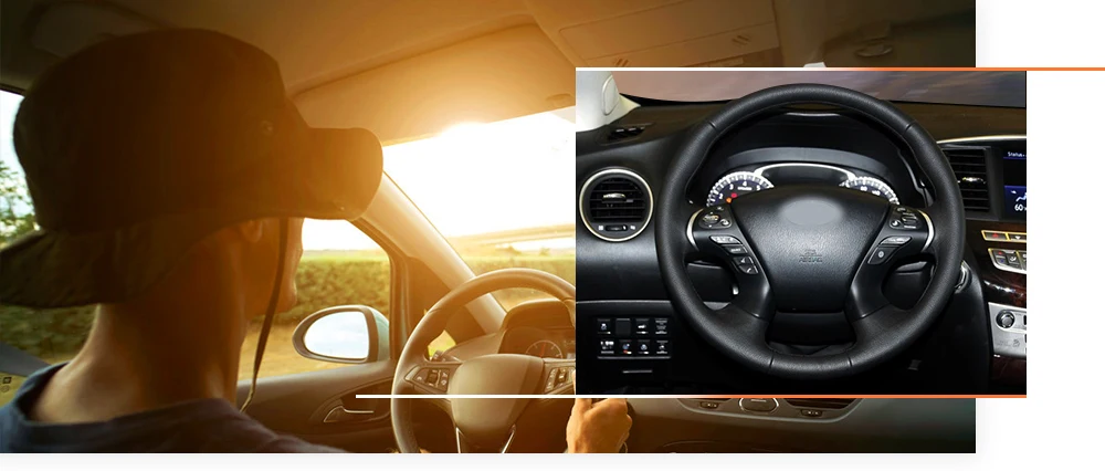 MEWANT черный кожаный чехол рулевого колеса автомобиля для Infiniti JX35 M M25 M35 M37 M56 Q70 QX60 Nissan Murano Pathfinder