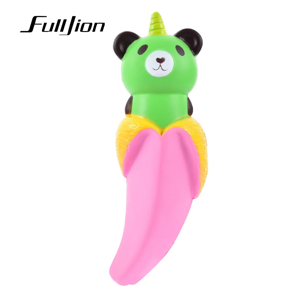 Fulljion Squishy медленный рост банан медведь Забавный Squishe Новинка кляп игрушки стресс